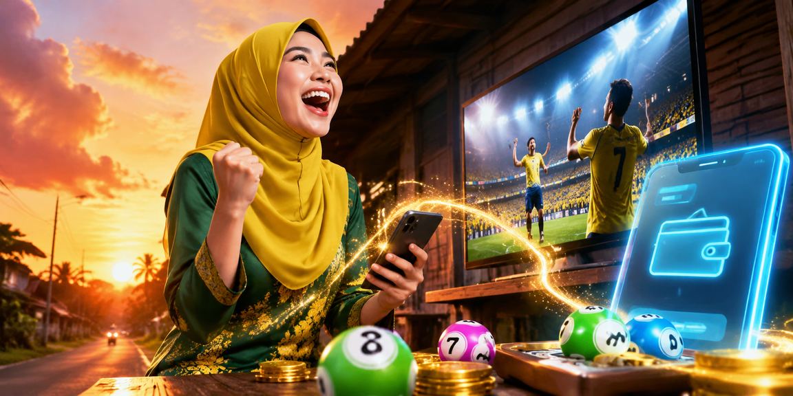 Pengguna Malaysia mengakses platform loteria dan hiburan dalam talian