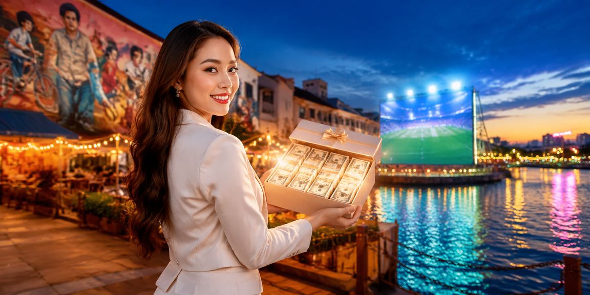 Pengguna Malaysia menyaksikan pertaruhan bola sepak dalam talian di Pulau Pinang