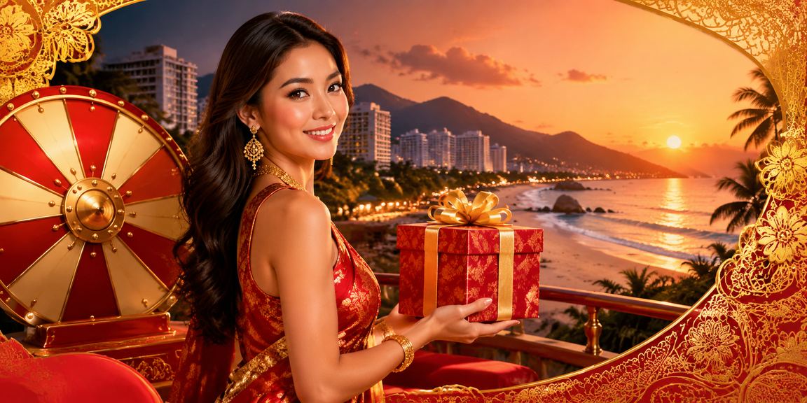 Suasana permainan roulette dengan pakaian batik di Pulau Pinang Malaysia